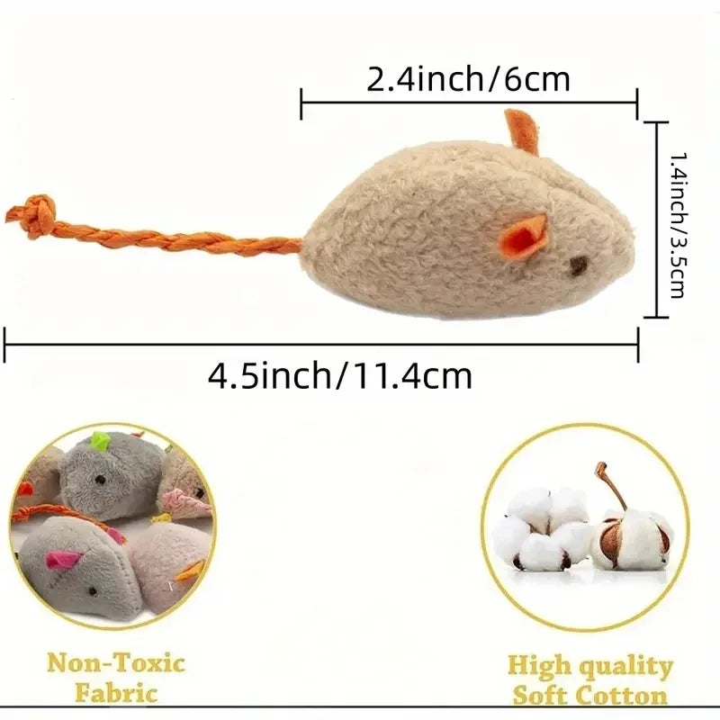 The "Mouser Squad" Linen Catnip Toy Set – Durable & Natural (3pc / 7pc)