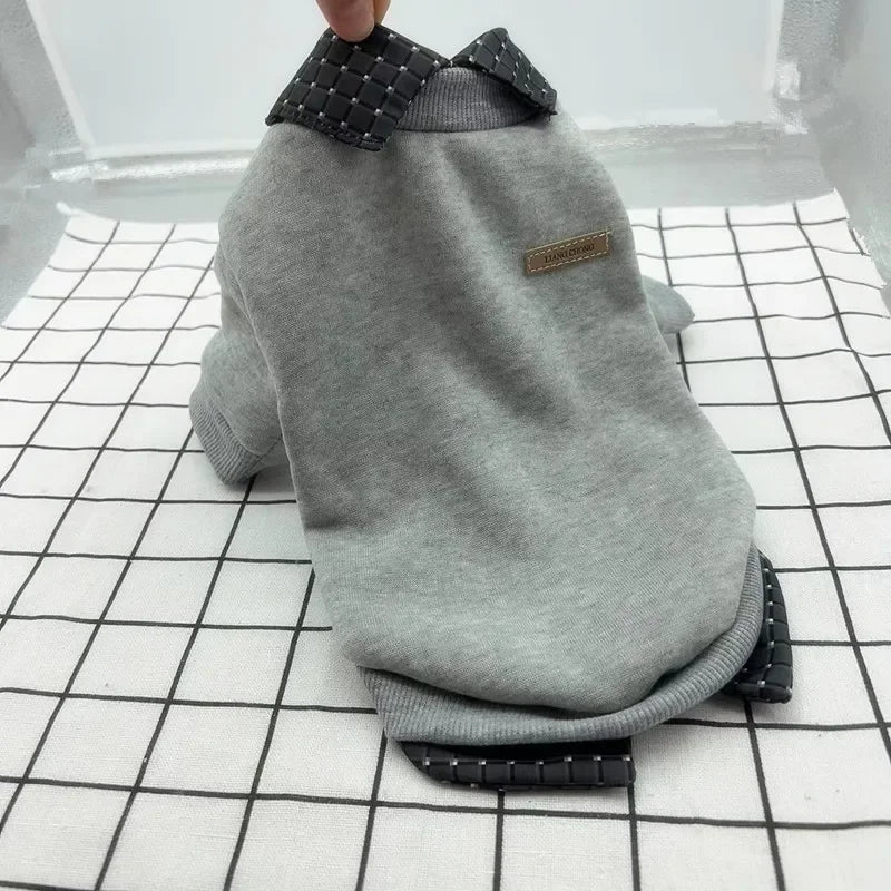 The "Smart Casual" Collared Sweatshirt – Faux Layered Fleece Pullover