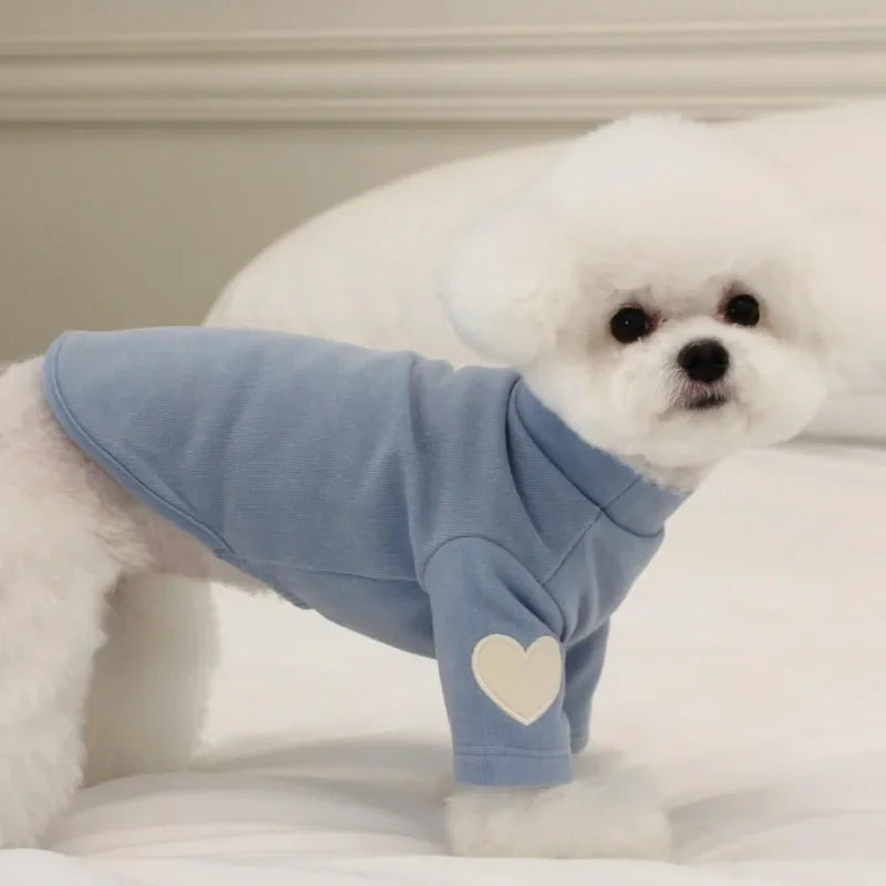 The "Heart on Sleeve" Mock Neck Tee – Cozy Thermal Base Layer