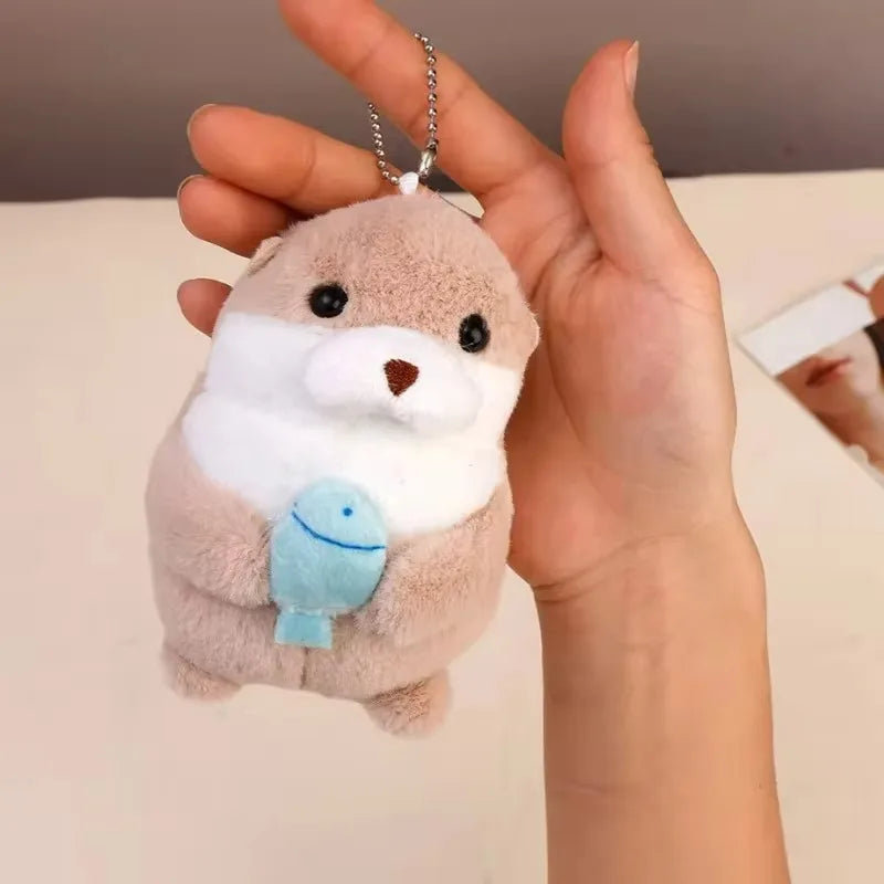 🦦 Lucky Otter Plush Keychain