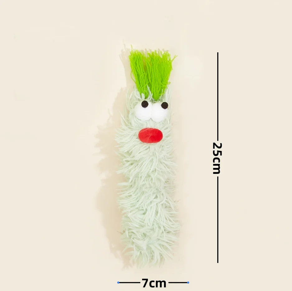 The "Goofy Kicker" Crinkle Catnip Stick – Plush Bunny Kick Toy