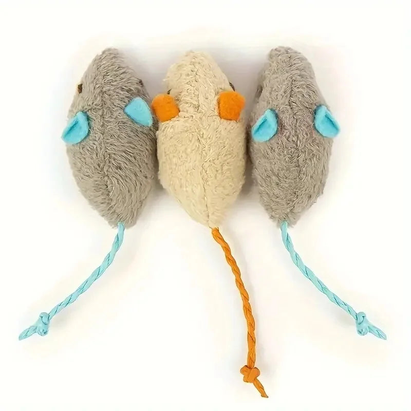The "Mouser Squad" Linen Catnip Toy Set – Durable & Natural (3pc / 7pc)