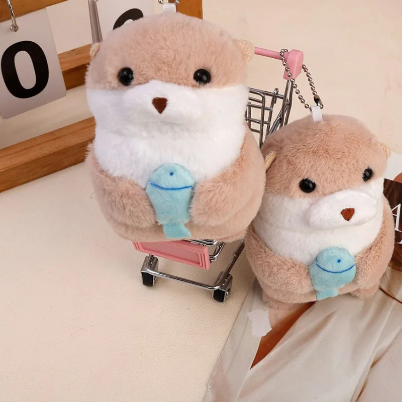 🦦 Lucky Otter Plush Keychain