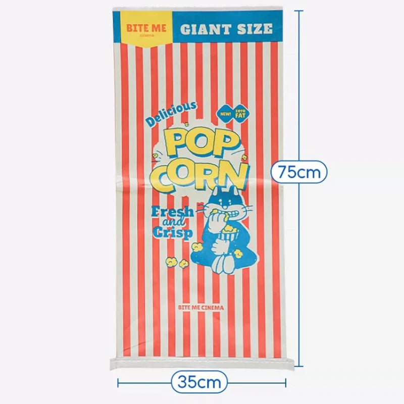 Giant Crinkle Popcorn Sack – Interactive Snuffle Burrow & Cat Tunnel (Cute Nosework Toy)