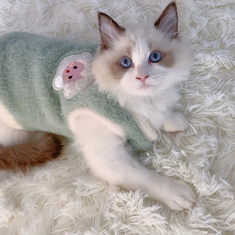 The "Little Cloud" Soft Fleece Vest – Pastel Winter Pullover