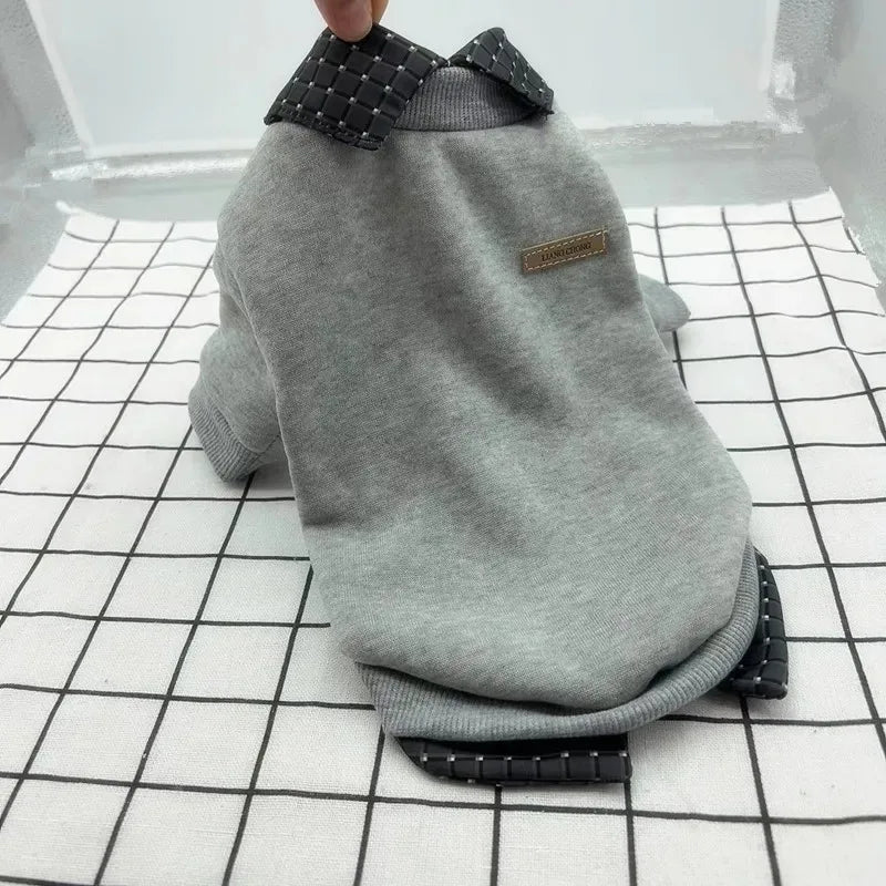 The "Smart Casual" Collared Sweatshirt – Faux Layered Fleece Pullover