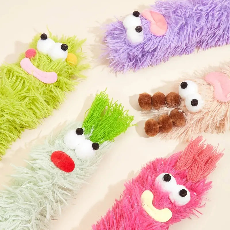 The "Goofy Kicker" Crinkle Catnip Stick – Plush Bunny Kick Toy